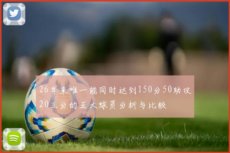 26年来唯一能同时达到150分50助攻20三分的五大球员分析与比较